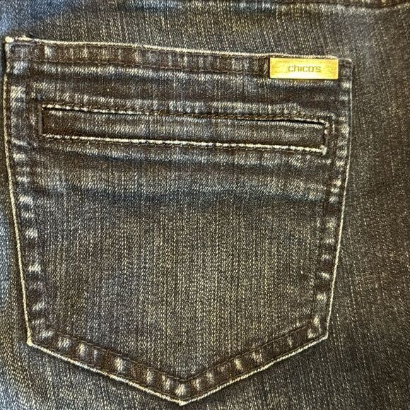 Chico’s So Slimming Dark Wash Ankle Jeans 23” Inseam Size 0/4 Small - Picture 9 of 13